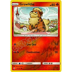 021 / 214 Growlithe comune foil reverse (EN) -NEAR MINT-