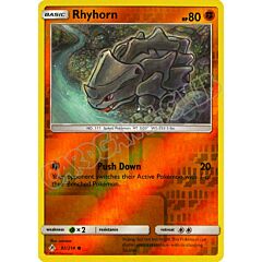 092 / 214 Rhyhorn comune foil reverse (EN) -NEAR MINT-