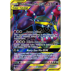 196 / 214 Muk & Alolan Muk GX ultra rara foil (EN) -NEAR MINT-