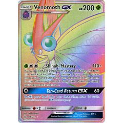 216 / 214 Venomoth GX rara segreta foil (EN) -NEAR MINT-