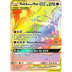 220 / 214 Muk & Alolan Muk GX rara segreta foil (EN) -NEAR MINT-