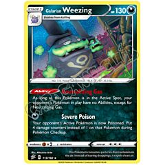 113 / 192 Galarian Weezing rara foil (EN)