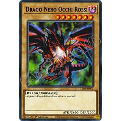 LDS1-IT001 Drago Nero Occhi Rossi (Nome Viola) ultra rara 1a Edizione (IT) -MINT-