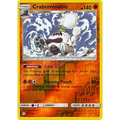 122 / 236 Crabominable rara foil reverse (EN) -NEAR MINT-