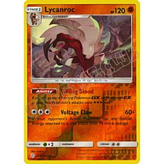 124 / 236 Lycanroc rara foil reverse (EN) -NEAR MINT-