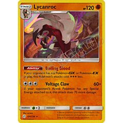 124 / 236 Lycanroc rara foil (EN) -NEAR MINT-