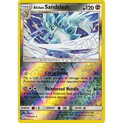 138 / 236 Alolan Sandslash rara foil reverse (EN) -NEAR MINT-