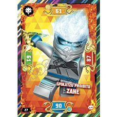 027 / 252 Spinjitzu Proibito Zane foil (IT) -NEAR MINT-