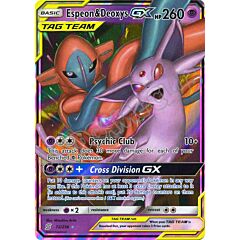 072 / 236 Espeon & Deoxys GX rara GX foil (EN) -NEAR MINT-