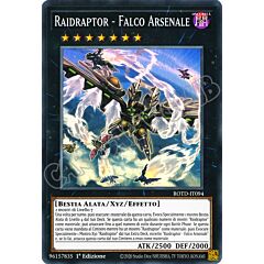 ROTD-IT094 Raidraptor - Falco Arsenale super rara 1a Edizione (IT) -NEAR MINT-