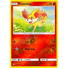 015 / 131 Fennekin comune foil reverse (EN) -NEAR MINT-