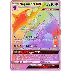 134 / 131 Naganadel GX rara segreta foil (EN) -NEAR MINT-