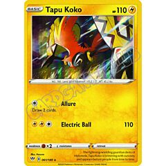 061 / 189 Tapu Koko rara foil (EN) -NEAR MINT-