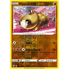 093 / 189 Hippopotas comune foil reverse (EN) -NEAR MINT-