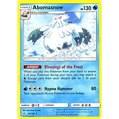 038 / 156 Abomasnow rara normale (EN) -NEAR MINT-
