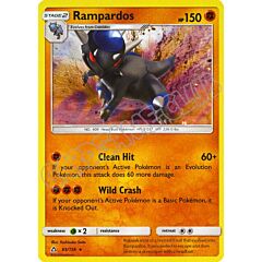 065 / 156 Rampardos rara foil (EN) -NEAR MINT-