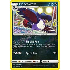 072 / 156 Honchkrow non comune foil reverse (EN) -NEAR MINT-