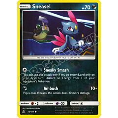 073 / 156 Sneasel comune foil reverse (EN) -NEAR MINT-