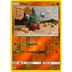 112 / 236 Gible comune foil reverse (EN) -NEAR MINT-