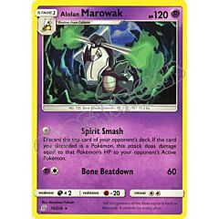 075 / 236 Alolan Marowak rara normale (EN) -NEAR MINT-