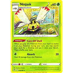 014 / 185 Ninjask rara normale (EN) -NEAR MINT-