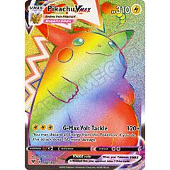 188 / 185 Pikachu VMAX rara segreta foil (EN) -NEAR MINT-