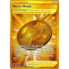 201 / 185 Hero's Medal rara segreta foil (EN) -NEAR MINT-