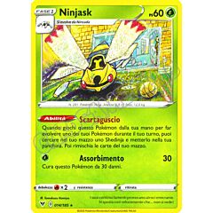 014 / 185 Ninjask rara normale (IT) -NEAR MINT-