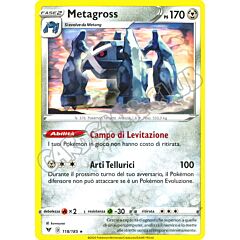 118 / 185 Metagross rara normale (IT) -NEAR MINT-