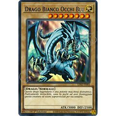 LDS2-IT001 Drago Bianco Occhi Blu (scritta BLU) ultra rara 1a Edizione (IT) -NEAR MINT-