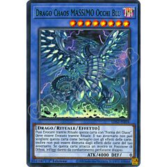 LDS2-IT016 Drago Chaos MASSIMO Occhi Blu (scritta VERDE) ultra rara 1a Edizione (IT) -NEAR MINT-