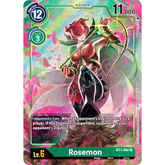 BT01-EN082 Rosemon super rara foil parallela (EN) -NEAR MINT-