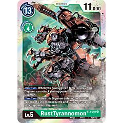 BT02-EN051 RustTyrannomon super rara foil (EN) -NEAR MINT-