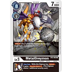 BT02-EN063 MetalGreymon comune normale (EN) -NEAR MINT-