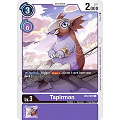 BT02-EN070 Tapirmon non comune normale (EN) -NEAR MINT-