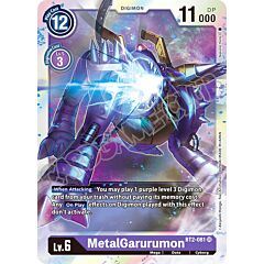 BT02-EN081 MetalGarurumon super rara foil (EN) -NEAR MINT-