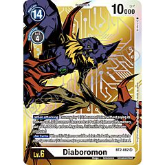 BT02-EN082 Diaboromon super rara foil parallela (EN) -NEAR MINT-