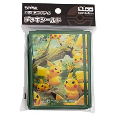 Proteggi carte standard pacchetto da 64 bustine Sword and Shield Pikachu Forest (JP)