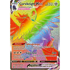 171 / 163 Corviknight VMAX Rara Segreta VMAX Rainbow foil (IT) -NEAR MINT-