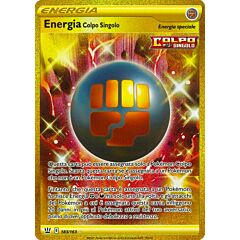 183 / 163 Energia Colpo Singolo Rara Segreta Gold foil (IT) -NEAR MINT-