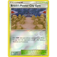 54 / 68 Brock's Pewter City Gym non comune foil reverse (EN) -NEAR MINT-
