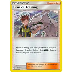 55 / 68 Brock's Training rara foil (EN) -NEAR MINT-