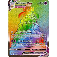 73 / 72 Alcremie VMAX Rara Segreta VMAX Rainbow foil (EN) -NEAR MINT-