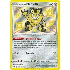 SV086 / SV122 Galarian Meowth Rara Shiny Vault foil (EN) -NEAR MINT-