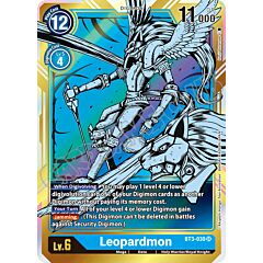 BT03-EN030 Leopardmon super rara foil parallela (EN) -NEAR MINT-