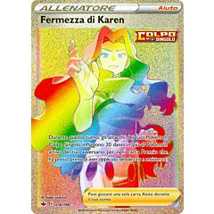 216 / 198 Fermezza di Karen Rara Segreta Rainbow foil (IT) -NEAR MINT-