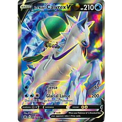 163 / 198 Ice Rider Calyrex V Ultra Rara V Full Art foil (EN) -NEAR MINT-