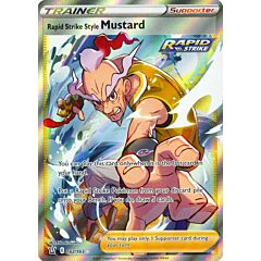 162 / 163 Rapid Strike Style Mustard Ultra Rara Full Art foil (EN) -NEAR MINT-