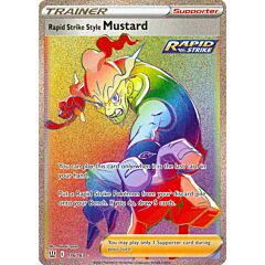176 / 163 Rapid Strike Style Mustard Rara Segreta Rainbow foil (EN) -NEAR MINT-