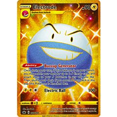 222 / 198 Electrode Rara Segreta Gold foil (EN) -NEAR MINT-